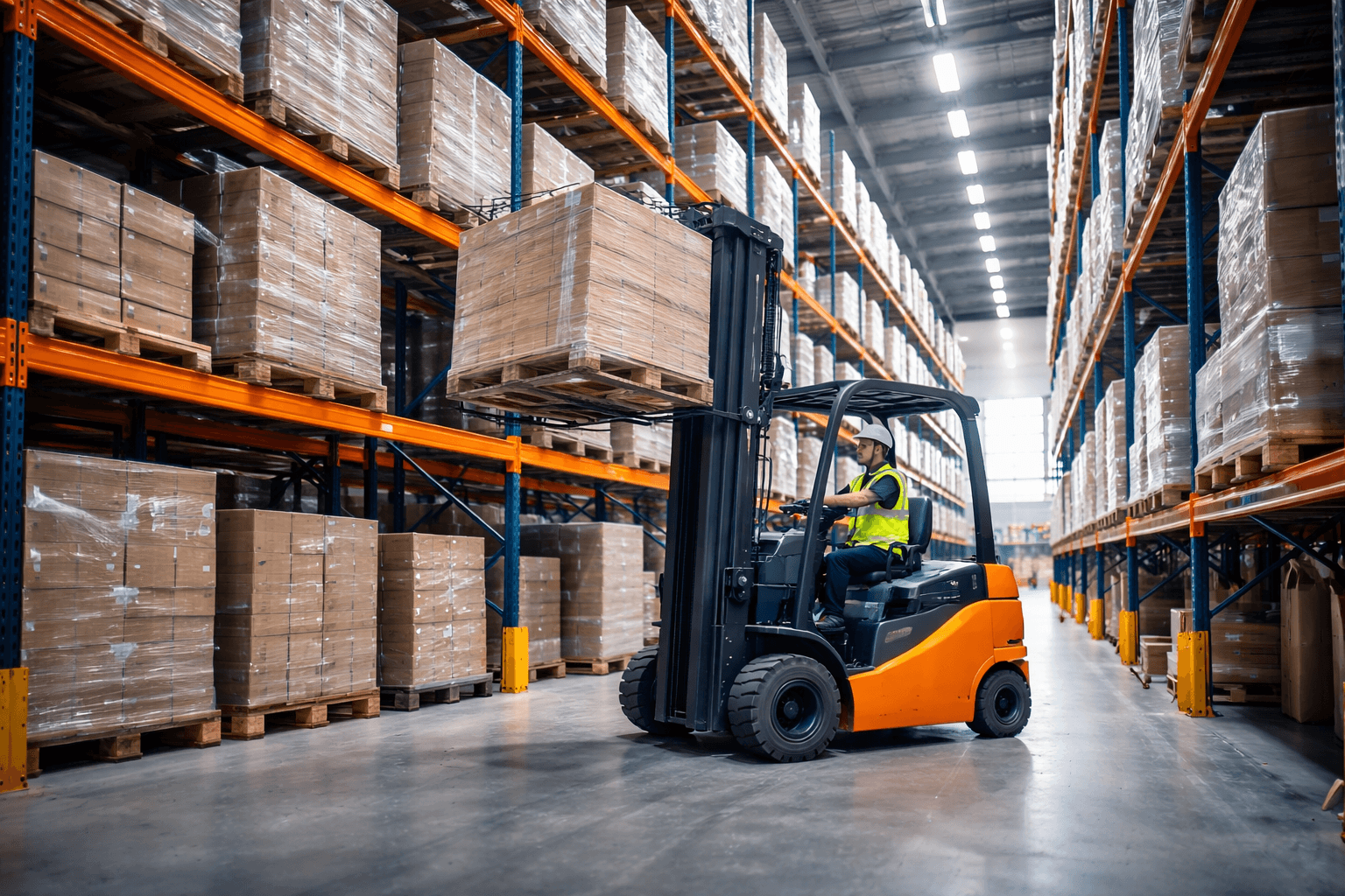 Система управления хранением палет и overflow-зонами на складе