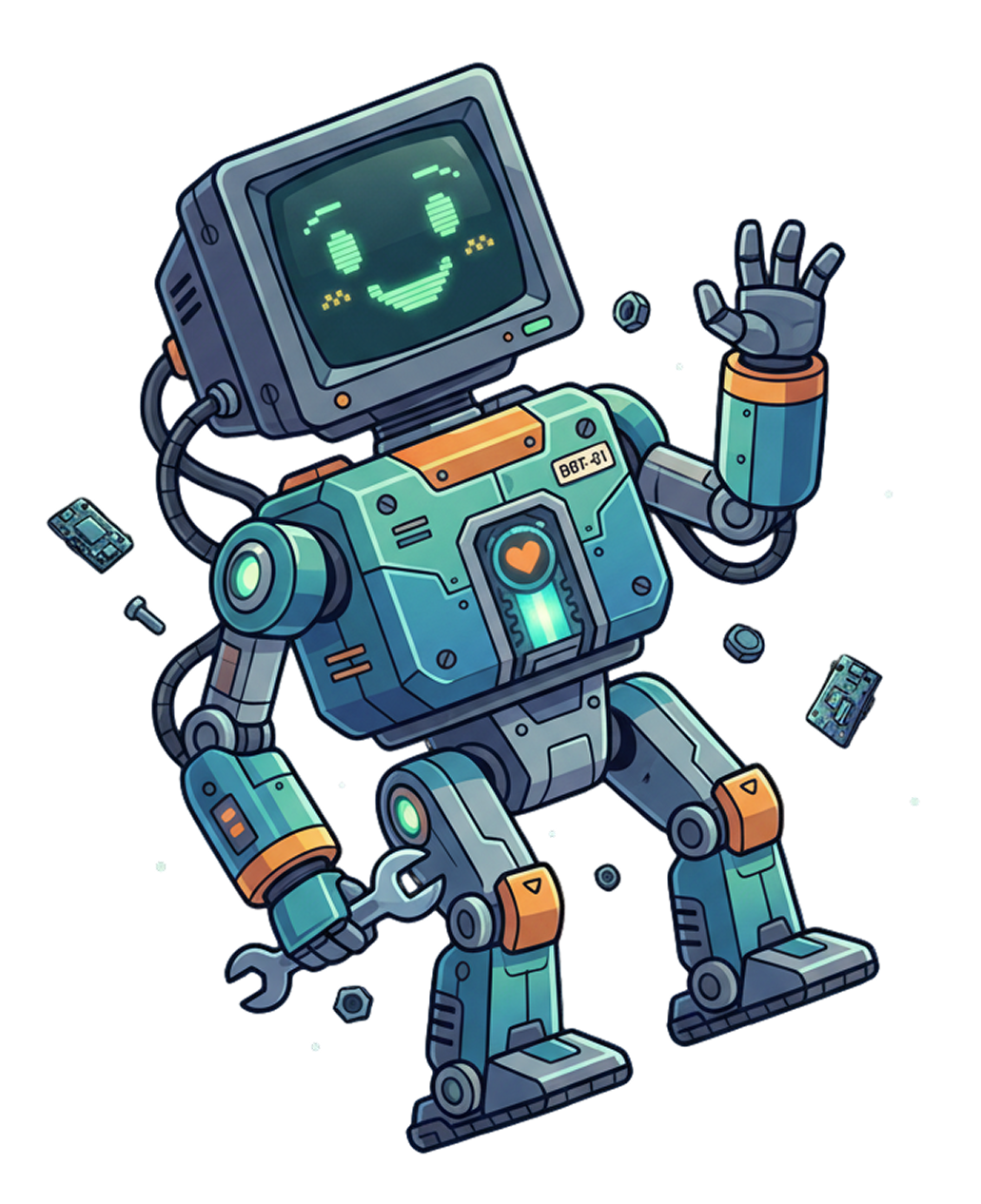 Робот в невесомости